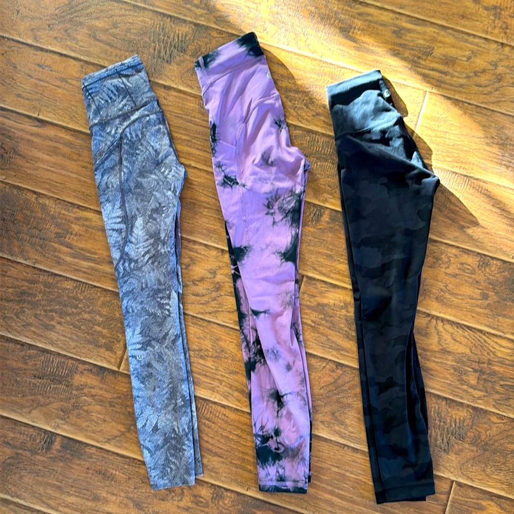 Lululemon leggings all size 2